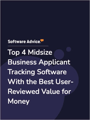Top 4 Midsize Business Applicant Tracking Software With the Best User-Reviewed Value for Money