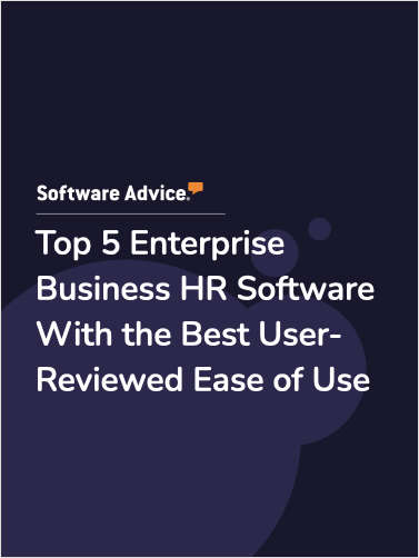 Top 5 Enterprise Business HR Software With the Best User-Reviewed Ease of Use