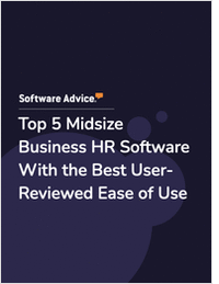 Top 5 Midsize Business HR Software With the Best User-Reviewed Ease of Use