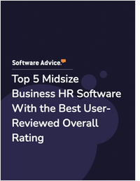 Top 5 Midsize Business HR Software With the Best User-Reviewed Overall Rating
