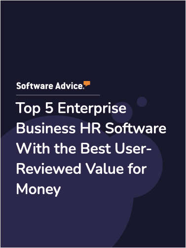 Top 5 Enterprise Business HR Software With the Best User-Reviewed Value for Money