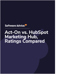 Act-On vs. HubSpot Marketing Hub Ratings, Compared