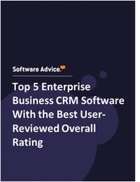 Top 5 Enterprise Business CRM Software With the Best User-Reviewed Overall Rating
