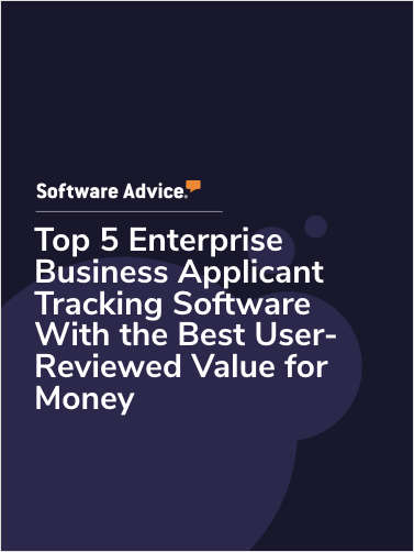 Top 5 Enterprise Business Applicant Tracking Software With the Best User-Reviewed Value for Money