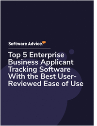 Top 5 Enterprise Business Applicant Tracking Software With the Best User-Reviewed Ease of Use