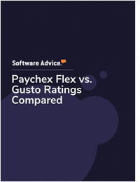 Paychex Flex vs. Gusto Ratings Compared