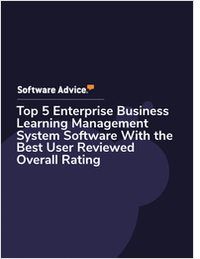 Top 5 Enterprise Business Learning Management System Software With the Best User Reviewed Overall Rating