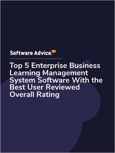 Top 5 Enterprise Business Learning Management System Software With the Best User Reviewed Overall Rating