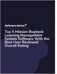 Top 5 Midsize Business Learning Management System Software With the Best User Reviewed Overall Rating