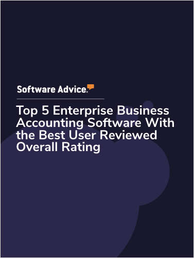 Top 5 Enterprise Business Accounting Software With the Best User Reviewed Overall Rating
