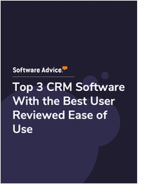 Top 3 CRM Software With the Best User Reviewed Ease of Use