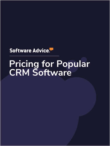 Pricing for Popular Customer Relationship Management Software