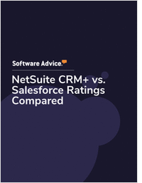 NetSuite CRM+ vs. Salesforce Ratings Compared