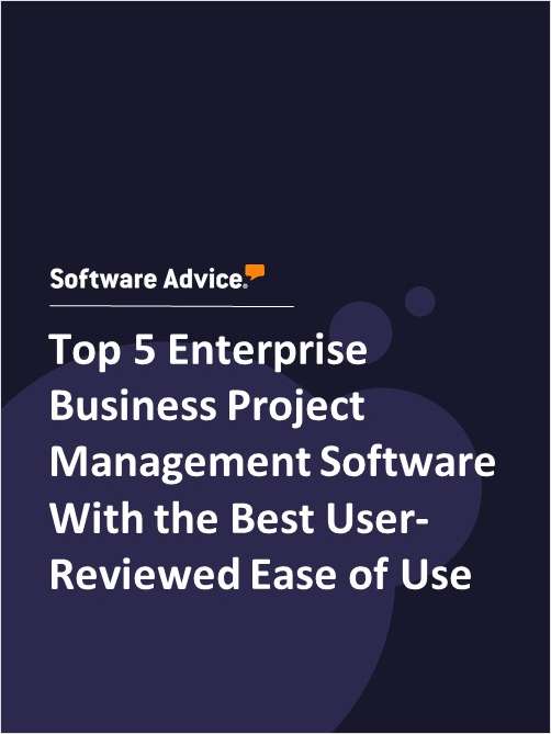 Top 5 Enterprise Business Project Management Software With the Best User-Reviewed Ease of Use