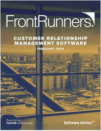 Top Rated FrontRunners for 2019 Customer Relationship Management Software