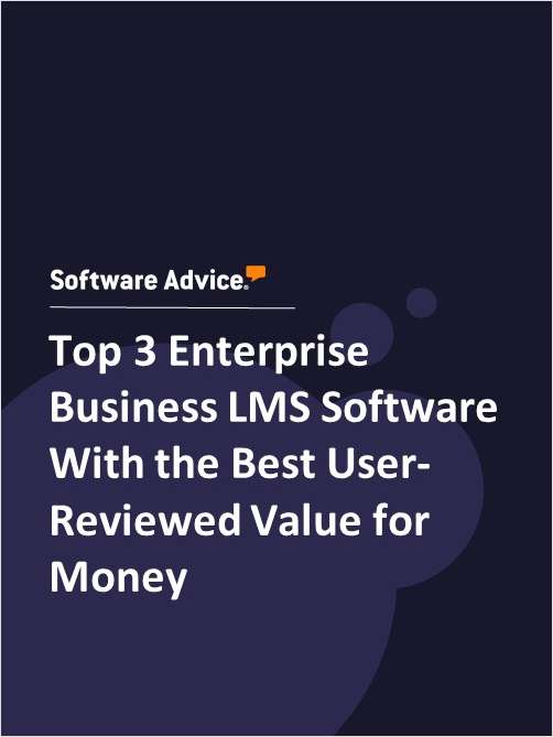 Top 3 Enterprise Business LMS Software With the Best User-Reviewed Value for Money