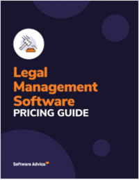New for 2023: Software Advice's Legal Case Management Software Pricing Guide