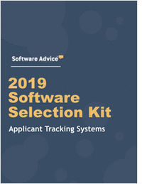 The 2019 Applicant Tracking Software Selection Kit