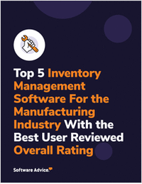 Top 5 Inventory Management Software For the Manufacturing Industry With the Best User-Reviewed Overall Rating