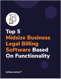 Top 5 Midsize Business Legal Billing Software With the Best User Reviewed Functionality