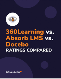 360Learning vs. Absorb LMS vs. Docebo Ratings Compared