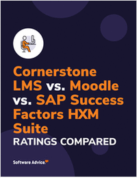 Cornerstone LMS vs. Moodle vs. SAP SuccessFactors HXM Suite Ratings Compared