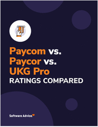 Paycom vs. Paycor vs. UKG Pro Ratings Compared