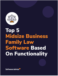 Top 5 Midsize Business Family Law Software With the Best User Reviewed Functionality