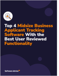 Top 4 Midsize Business Applicant Tracking Software With the Best User Reviewed Functionality
