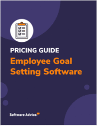 Software Advice's Employee Goal Setting Software Pricing Guide