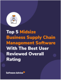 Top 5 Midsize Business Supply Chain Management Software With the Best User Reviewed Overall Rating