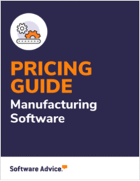 New for 2024: Manufacturing Software Pricing Guide