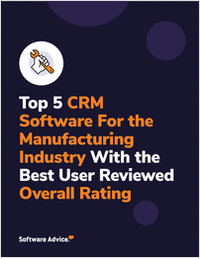 Top 5 CRM Software For the Manufacturing Industry With the Best User-Reviewed Overall Rating