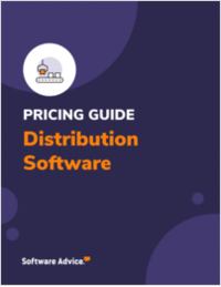 Software Advice's Distribution Software Pricing Guide