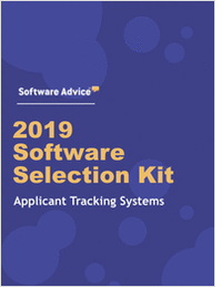 The 2019 Applicant Tracking Systems Software Selection Toolkit