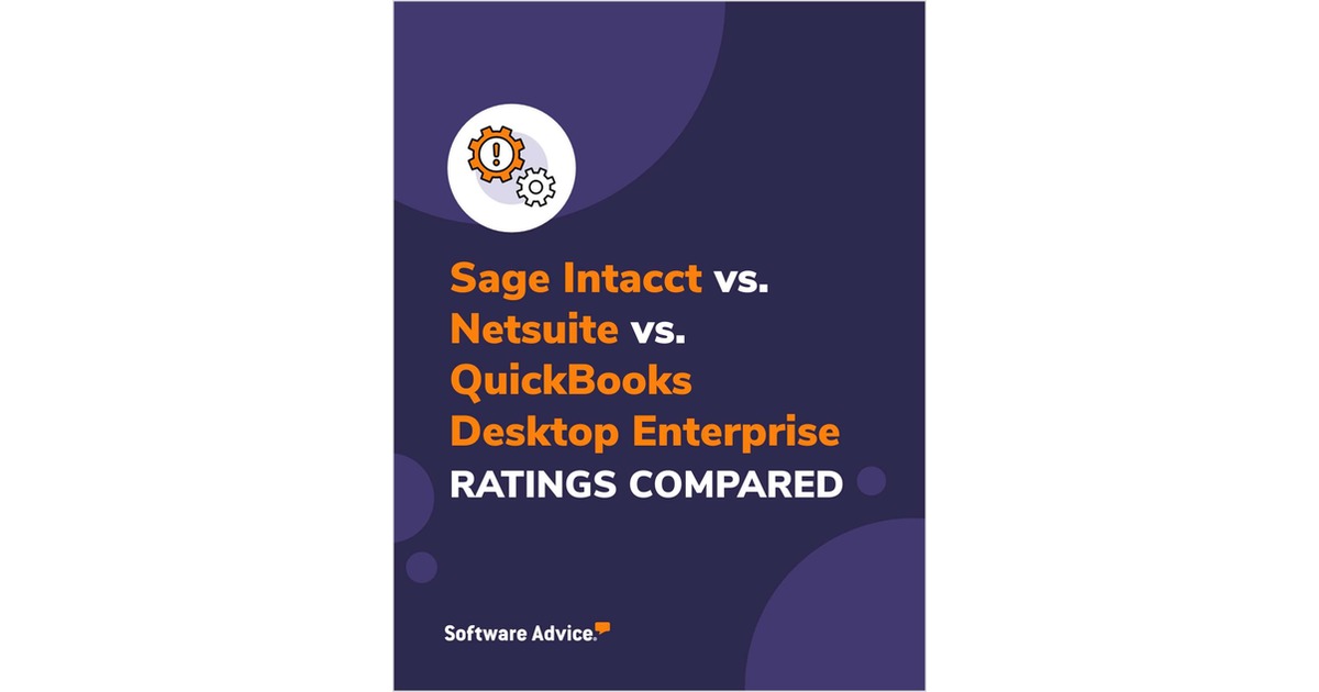 Sage Intacct vs Netsuite vs QuickBooks Desktop Enterprise Ratings