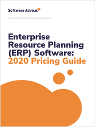 Updated Enterprise Resource Planning Software Pricing Guide from Software Advice
