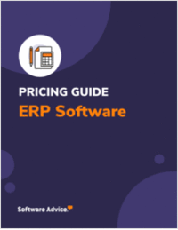 Software Advice's ERP Software Pricing Guide