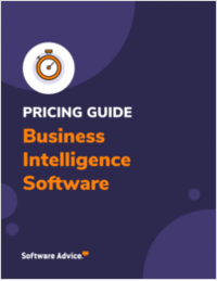 Software Advice's Business Intelligence Software Pricing Guide