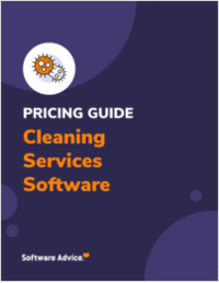 Software Advice's Cleaning Services Software Pricing Guide