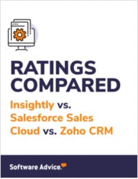 Insightly vs. Salesforce Sales Cloud vs. Zoho CRM Ratings Compared
