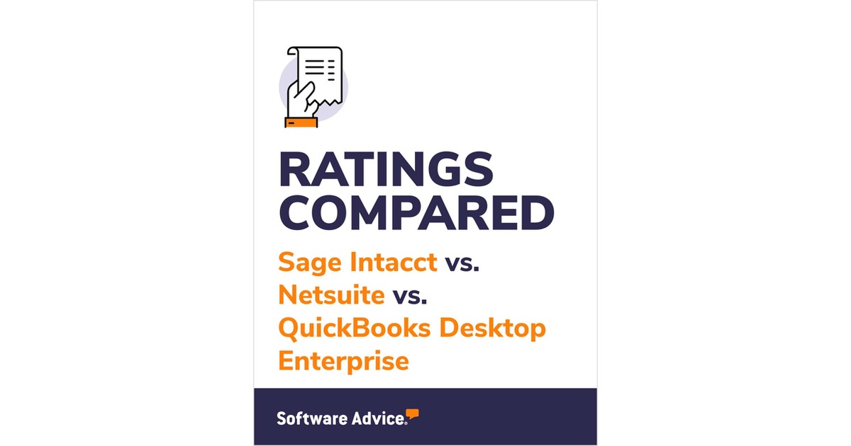 Sage Intacct vs Netsuite vs QuickBooks Desktop Enterprise Ratings