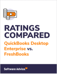 QuickBooks Desktop Enterprise vs. FreshBooks Ratings Compared