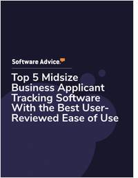 Top 5 Midsize Business Applicant Tracking Software With the Best User-Reviewed Ease of Use