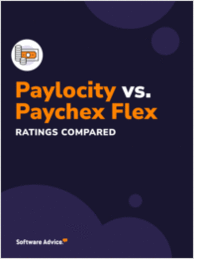 Compare Paylocity Against Paychex Flex: Features, Ratings and Reviews