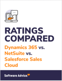 Dynamics 365 vs. NetSuite vs. Salesforce Sales Cloud Ratings Compared