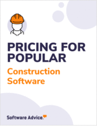 Pricing of Popular Construction Software in 2024
