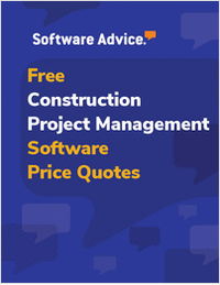 Get Free Construction Project Management Software Price Quotes!