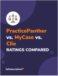 Compare PracticePanther Against MyCase and Clio: Features, Ratings and Reviews