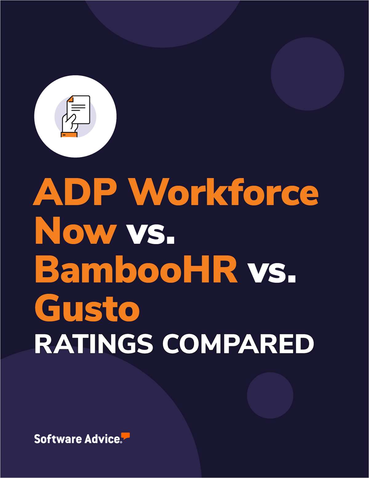 ADP Workforce Now vs BambooHR vs Gusto Ratings Compared